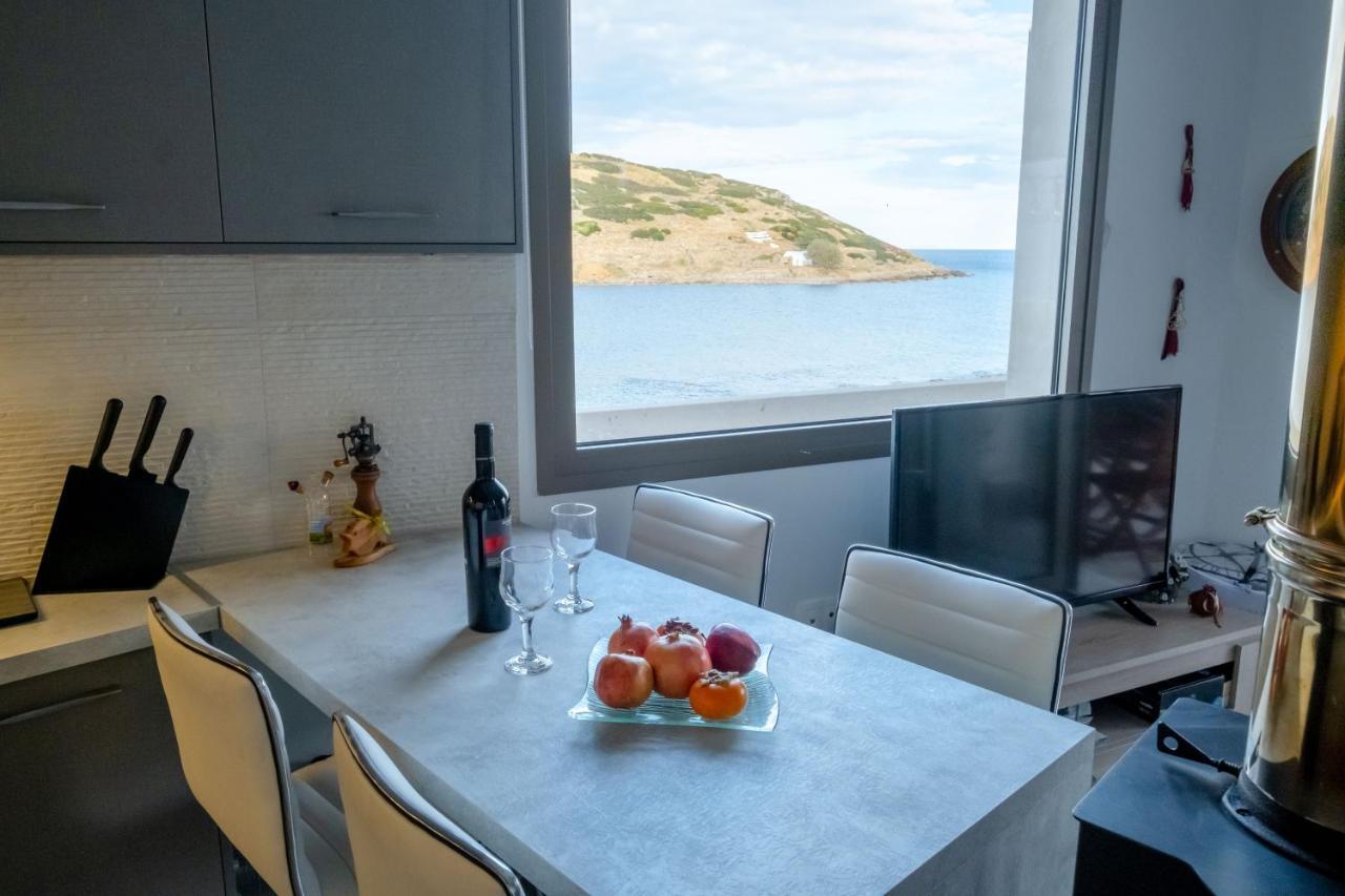 Seaside Flat With Hydromassage Lägenhet Mokhlos Exteriör bild