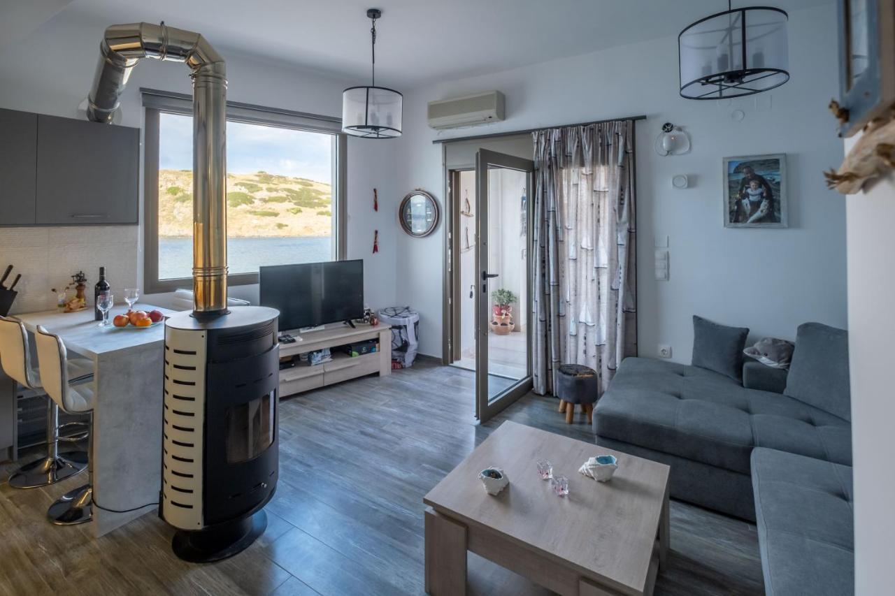 Seaside Flat With Hydromassage Lägenhet Mokhlos Exteriör bild